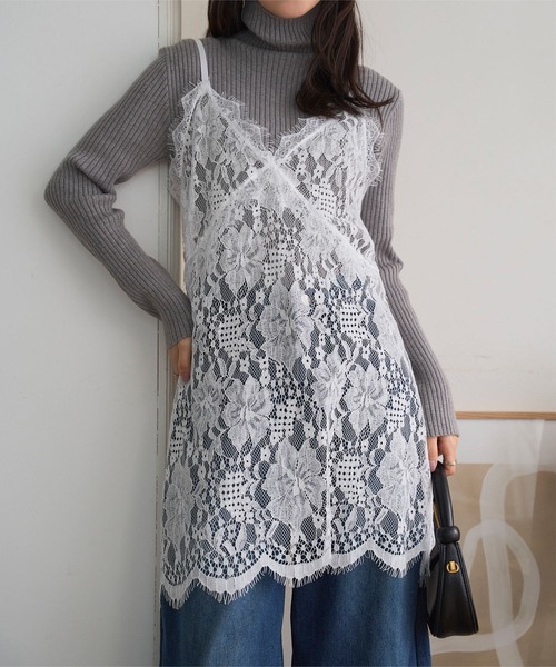 KOBE LETTUCE（神戸レタス） キャミソール チュニックレース