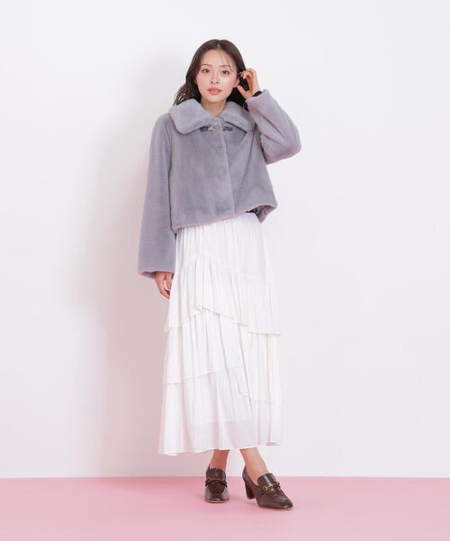 「JILL by JILL STUART」 ジャケット SMALL ピンク レディース_画像8