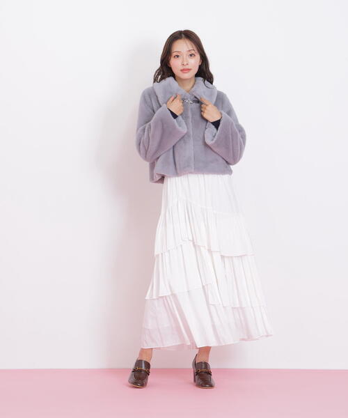 「JILL by JILL STUART」 ジャケット SMALL ピンク レディース_画像9