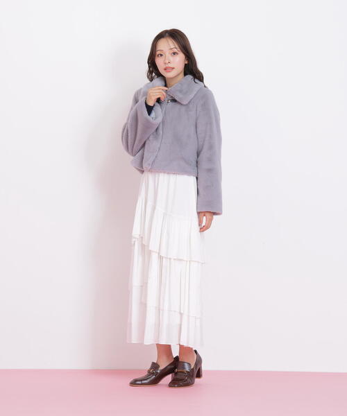 「JILL by JILL STUART」 ジャケット SMALL ピンク レディース_画像10
