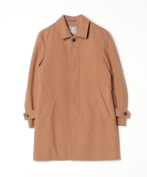 【人気カラー】ナノユニバース★チェスターコート 起毛素材 キャメル 中わた L NANO universe（ナノ・ユニバース） コート SMALL キャメル メンズ