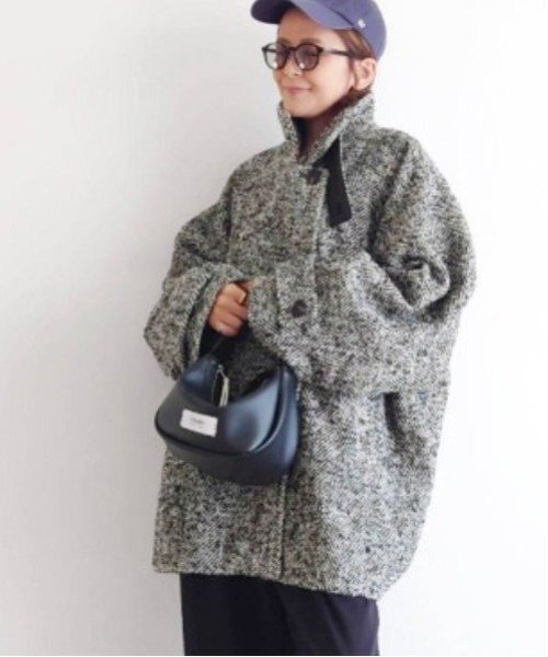 「notch.」 ピーコート M ブラック レディース_画像8