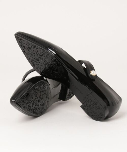 「TEMPERATE」 フラットパンプス 38 ブラック レディース_画像3