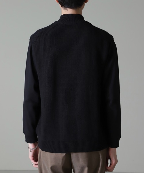 「NANO universe」 ニットベスト M ブラック メンズ_画像8