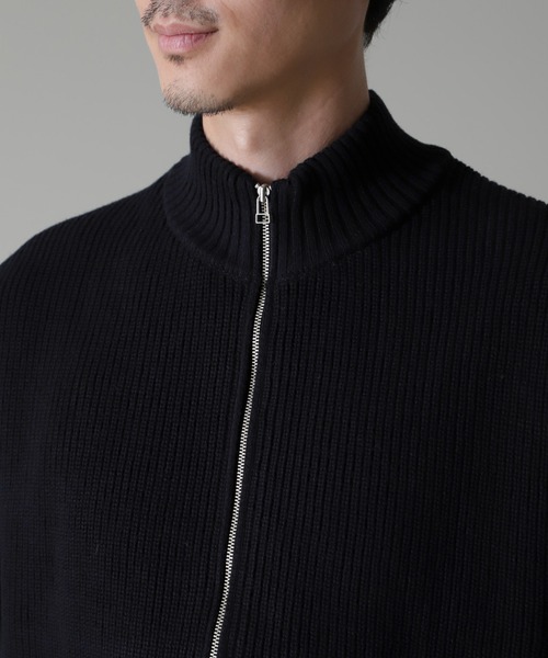 「NANO universe」 ニットベスト M ブラック メンズ_画像9