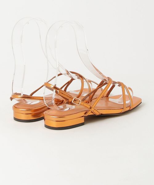 「Daniella&GEMMA」 フラットサンダル 35 オレンジ レディース_画像2