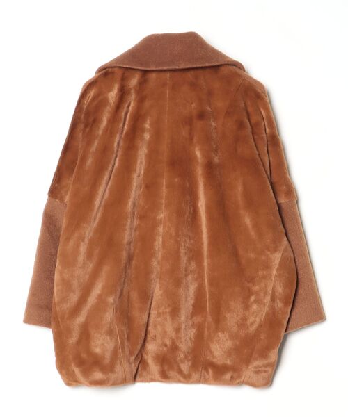 「TEVALT」 ジャケット 38 ブラウン レディース_画像2