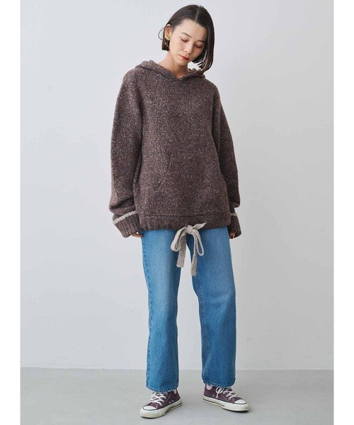 「MEDE19F」 デニムパンツ MEDIUM ライトインディゴブルー レディース_画像3