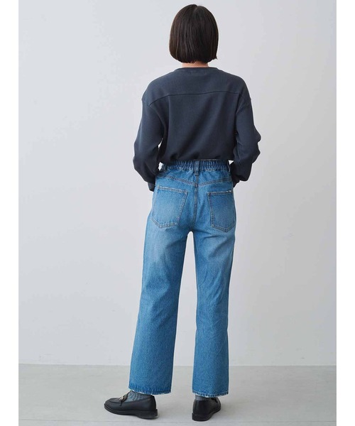 「MEDE19F」 デニムパンツ MEDIUM ライトインディゴブルー レディース_画像6