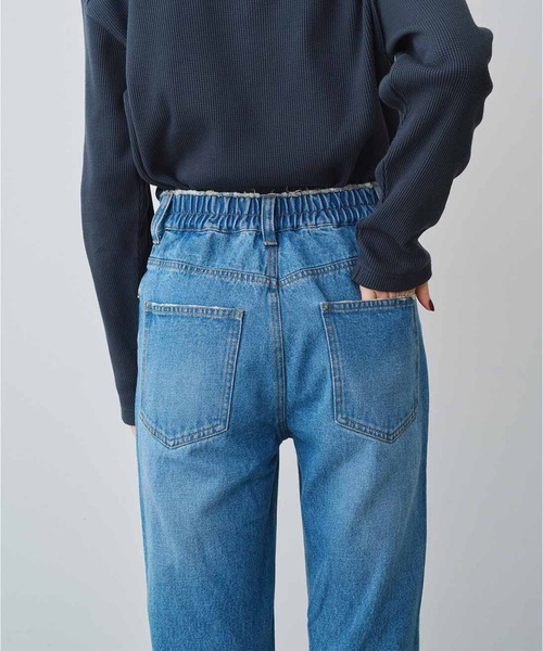 「MEDE19F」 デニムパンツ MEDIUM ライトインディゴブルー レディース_画像8