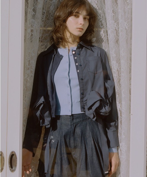 SNIDEL（スナイデル） カーディガン ニットレイヤードプルオーバー