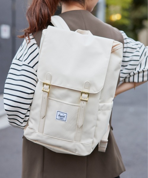 「Herschel Supply」 リュック FREE オフホワイト メンズ_画像6