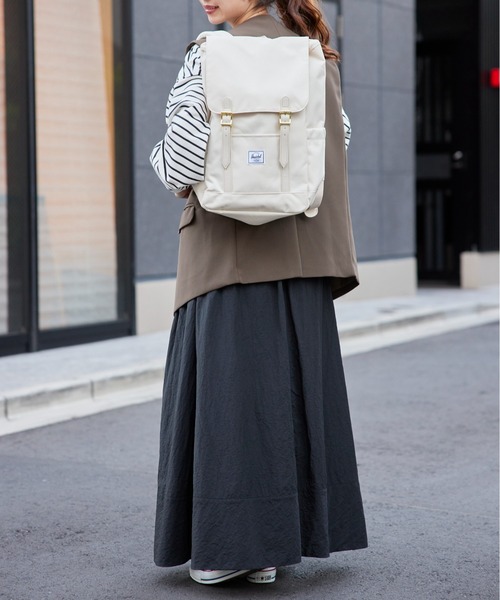 「Herschel Supply」 リュック FREE オフホワイト メンズ_画像8
