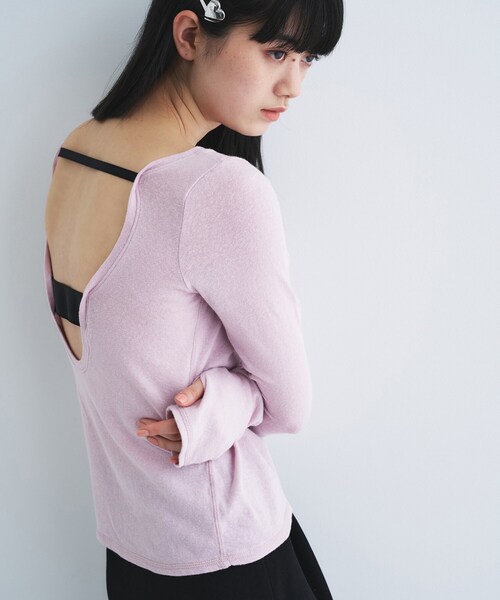 tシャツ backline elastic pullover レディースの画像
