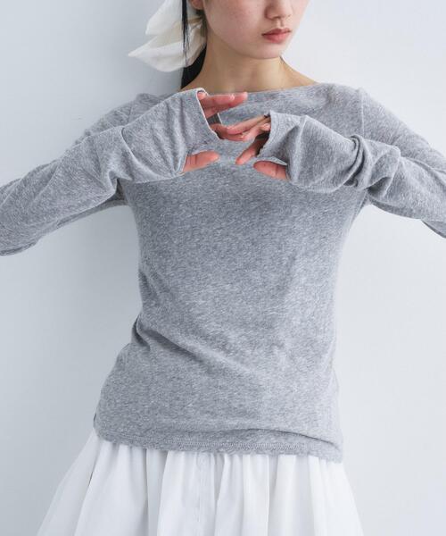 tシャツ backline elastic pullover レディースの画像