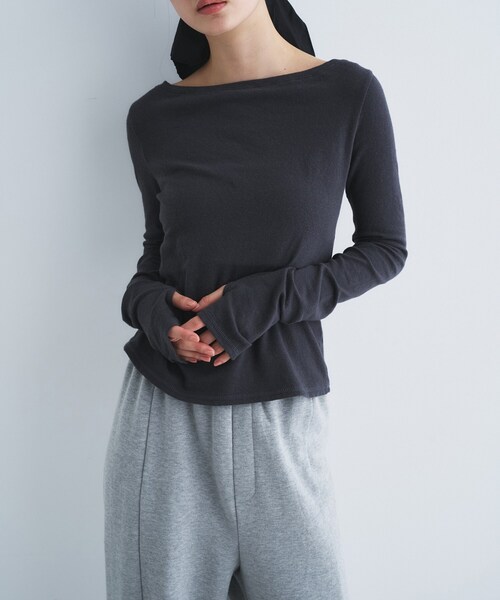 tシャツ backline elastic pullover レディースの画像