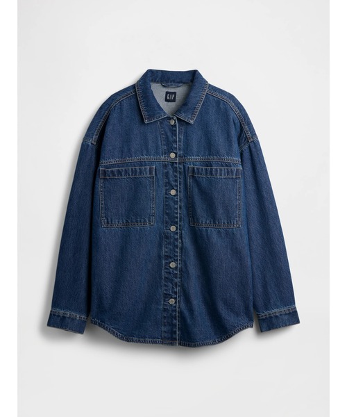 GAP】ギャップ ダブルボタン デニムジャケット ショート丈 Gジャン S 
