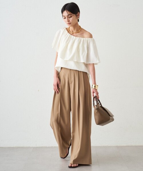 Loungedress(ラウンジドレス) パンツ NEW2タックワイドパンツ Loungedress(ラウンジドレス) パンツ NEW2タックワイドパンツ