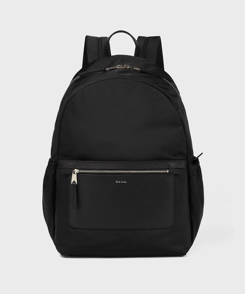 【美品】PaulSmith リュックサック　黒 ポールスミス Paul Smith リュックバッグ （Black） -waja bazar