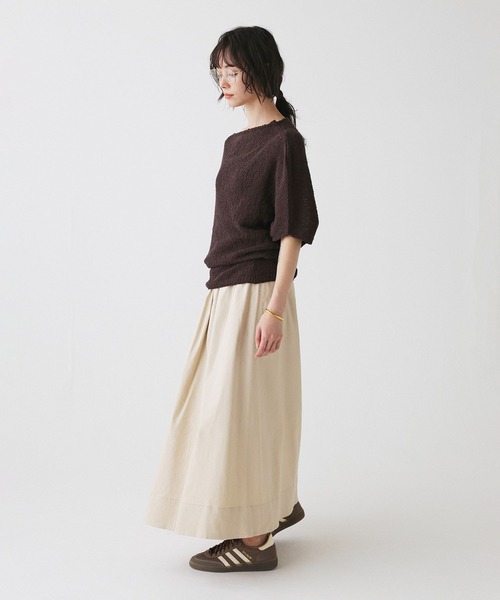 BABYLONE（バビロン） ロング スカート リネンレーヨンスカート