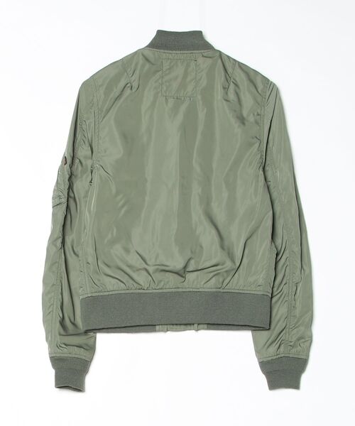 「Alpha Industries」 ブルゾン M グリーン レディース_画像2