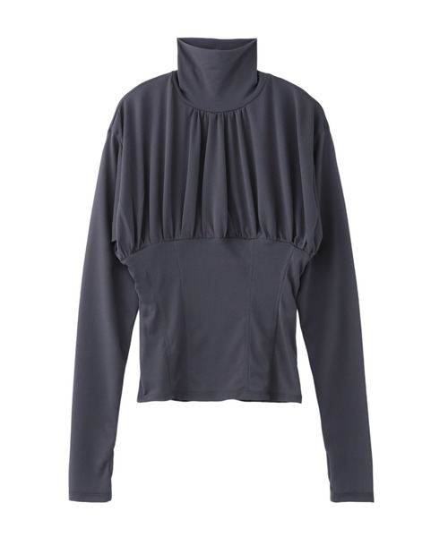 「JOHN LAWRENCE SULLIVAN」 長袖カットソー ONE SIZE グリーン レディースの画像