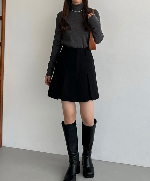 「callautia」 キュロット SMALL ダークブラウン レディース_画像4