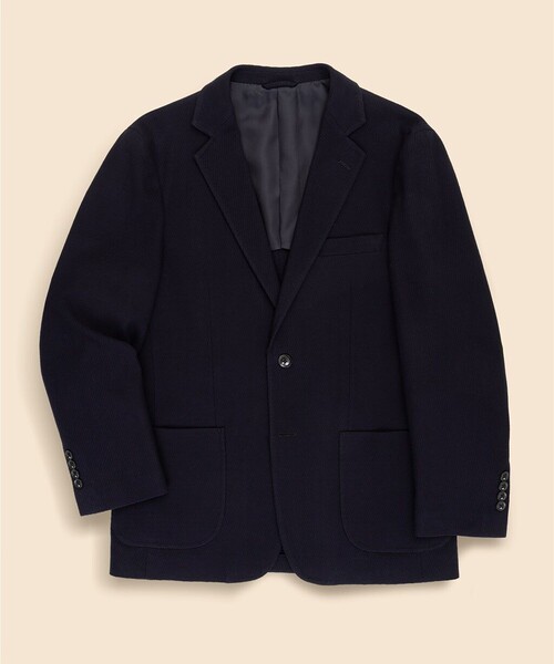 Brooks Brothers ニット ジャケット　ネイビー　S テーラード BROOKS BROTHERS（ブルックスブラザーズ） ジャケット テーラード
