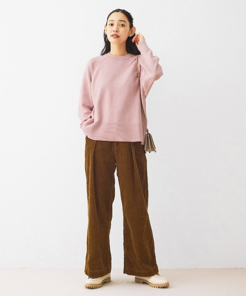 「and myera」 長袖ニット S ピンク レディース_画像2