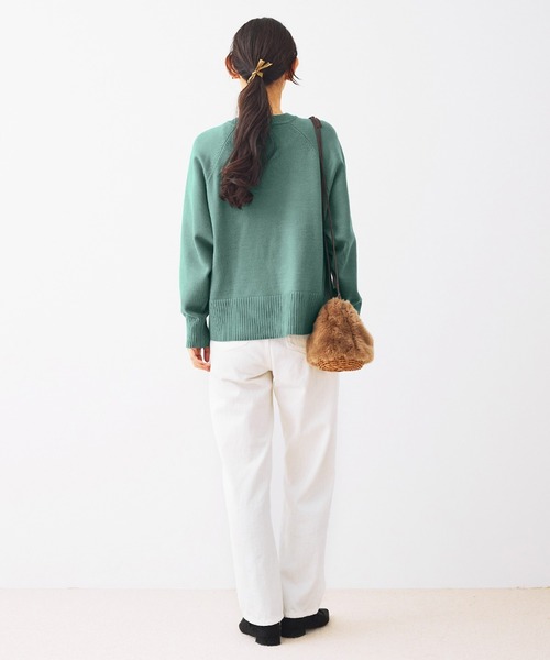 「and myera」 長袖ニット S ピンク レディース_画像9