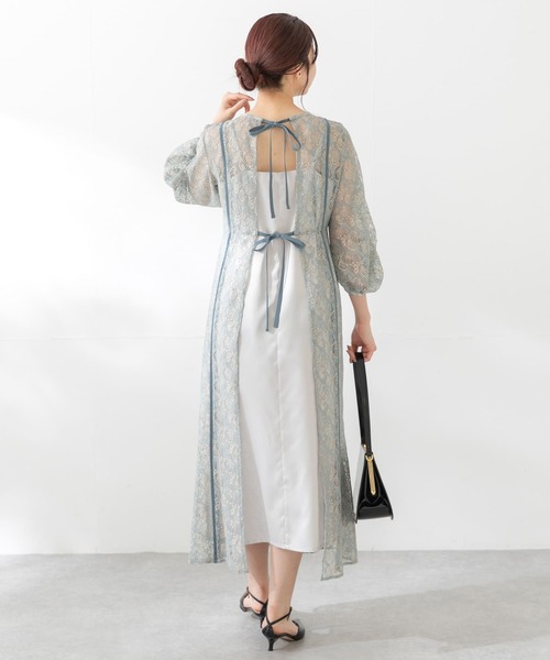 「kaene」 長袖ワンピース 36 ミント レディースの画像