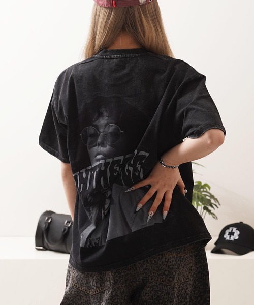 tシャツ 硫化天竺 バックコラージュ Tシャツ / Sulfurized Tenjiku