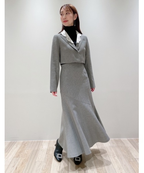「CELFORD」 ロングスカート 36 ブラック レディースの画像