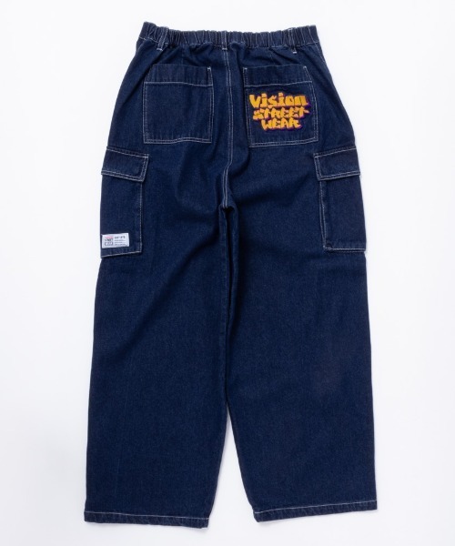 「VISION STREET WEAR」 カーゴパンツ L ネイビー メンズ_画像2