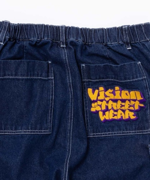 「VISION STREET WEAR」 カーゴパンツ L ネイビー メンズ_画像4