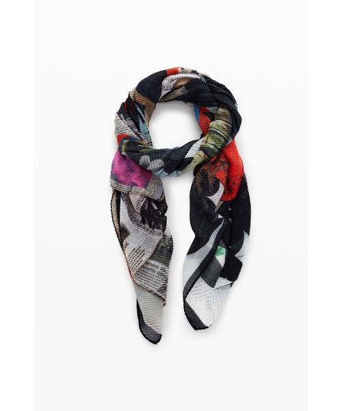 「Desigual」 ストール FREE ブラック レディース_画像3
