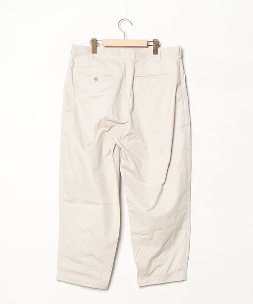 「BEAMS PLUS」 チノパンツ LARGE オフホワイト メンズの画像