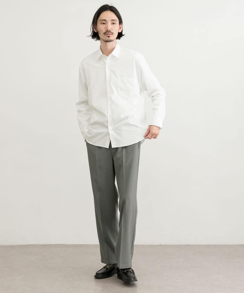 「THOMAS MASON」 長袖シャツ MEDIUM ホワイト メンズ_画像5