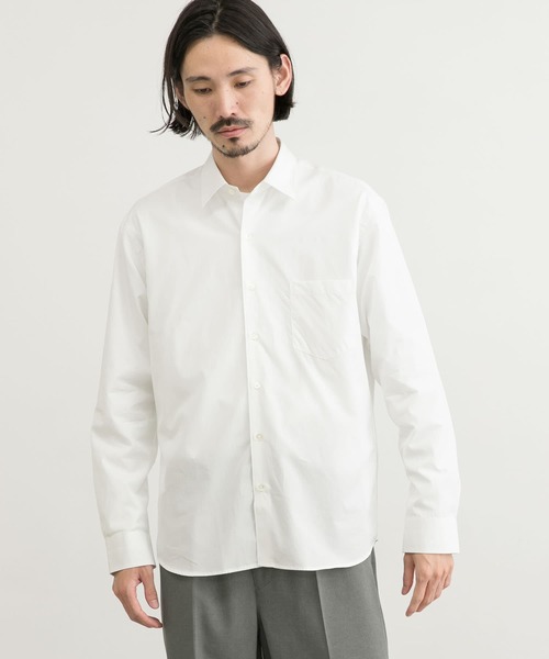 「THOMAS MASON」 長袖シャツ MEDIUM ホワイト メンズ_画像9