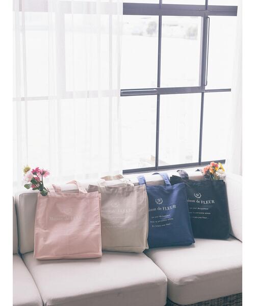 「Maison de FLEUR」 トートバッグ FREE ブラック レディース_画像2