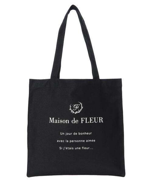 「Maison de FLEUR」 トートバッグ FREE ブラック レディース_画像7