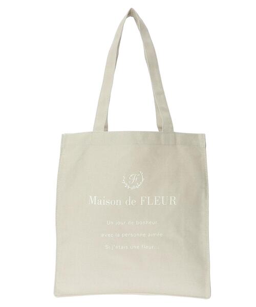 「Maison de FLEUR」 トートバッグ FREE ブラック レディース_画像9