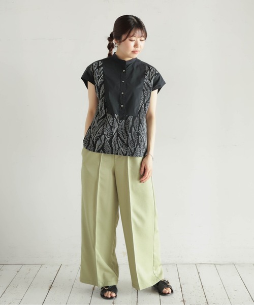 「NOMBRE IMPAIR」 パンツ FREE ブラック レディース_画像4