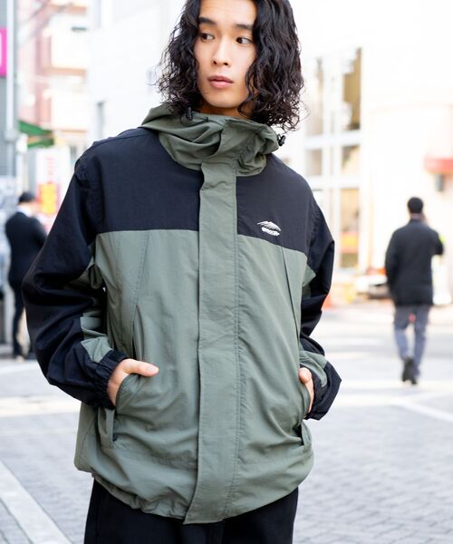 「OUTDOOR PRODUCTS」 マウンテンパーカー MEDIUM チャコールグレー メンズ_画像7