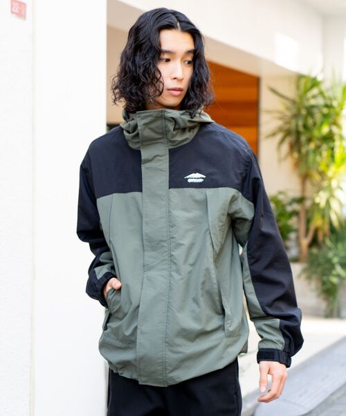 「OUTDOOR PRODUCTS」 マウンテンパーカー MEDIUM チャコールグレー メンズ_画像8