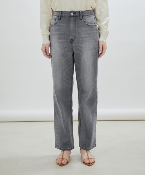 「Healthy denim」 デニムパンツ 26 ブラック系その他 レディース_画像2