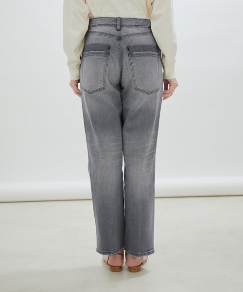 「Healthy denim」 デニムパンツ 26 ブラック系その他 レディース_画像4