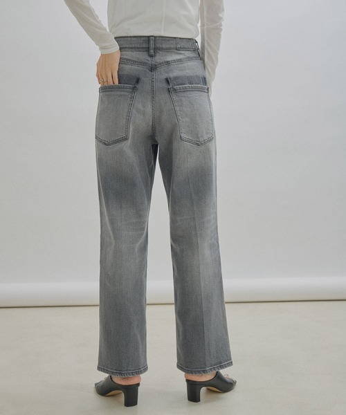 「Healthy denim」 デニムパンツ 26 ブラック系その他 レディース_画像8
