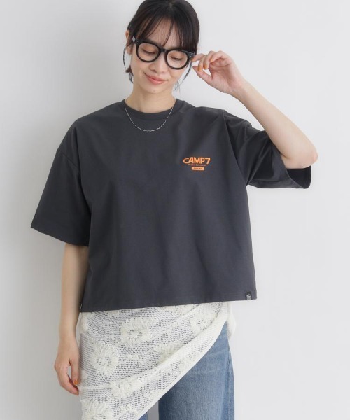 CAMP7（キャンプセブン） tシャツ 「CAMP7」フラワープリントショート
