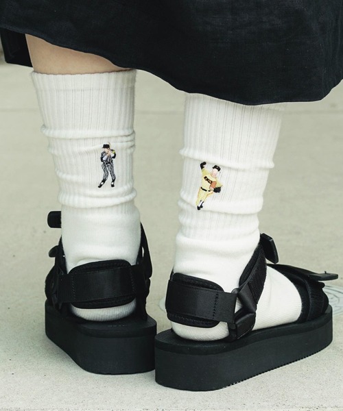 「SUICOKE」 フラットサンダル 6 ブラック レディース_画像5